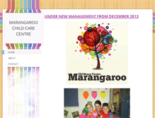 Tablet Screenshot of marangaroochildcarecentre.com